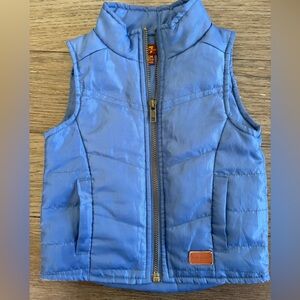 7 For All Mankind Blue Puffer Vest